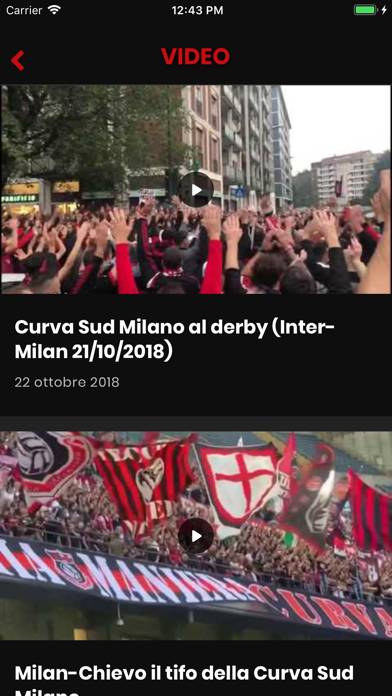 Curva Sud Milano Schermata dell'app #5