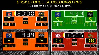Basketball Scoreboard Pro App screenshot #2