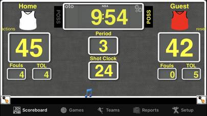 Basketball Scoreboard Pro App screenshot #5