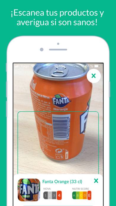 Healthy Food Scanner App screenshot #1