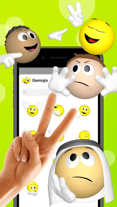 Emoji plus gestures > Gemojis Скриншот приложения #4