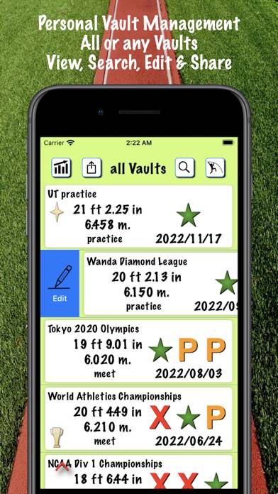 IPoleVault ( Track and Field ) App screenshot #2