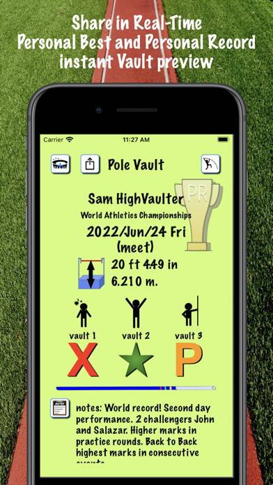 IPoleVault ( Track and Field ) App screenshot #5