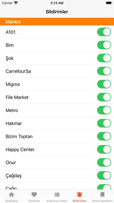 Aktüel Ürünler Cepte App screenshot