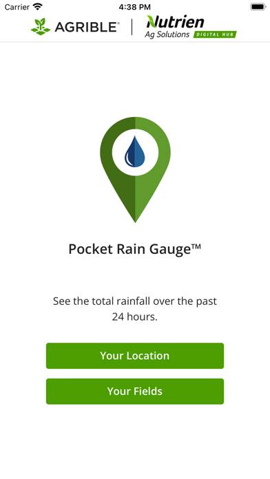 Nutrien Pocket Rain Gauge™ App screenshot #1