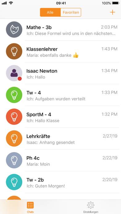 Untis Messenger App-Screenshot #1
