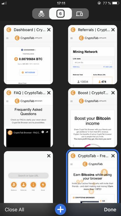 CryptoTab Browser Mobile Schermata dell'app #3