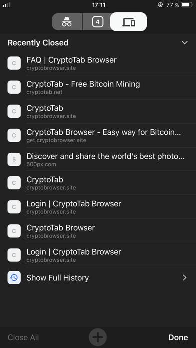 CryptoTab Browser Mobile Schermata dell'app #6