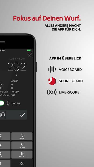 Darts Voiceboard App-Screenshot #2