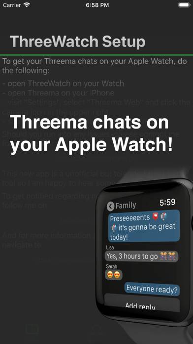 ThreeWatch for Threema App-Screenshot #1