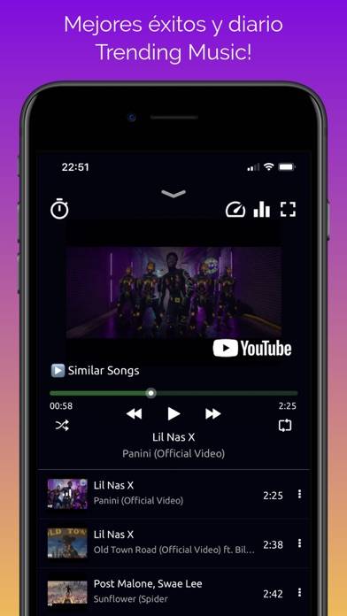 Music Video Player Offline MP3 App skärmdump #5