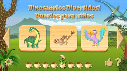 Dino Puzzle for Kids Full Game Captura de pantalla de la aplicación #1