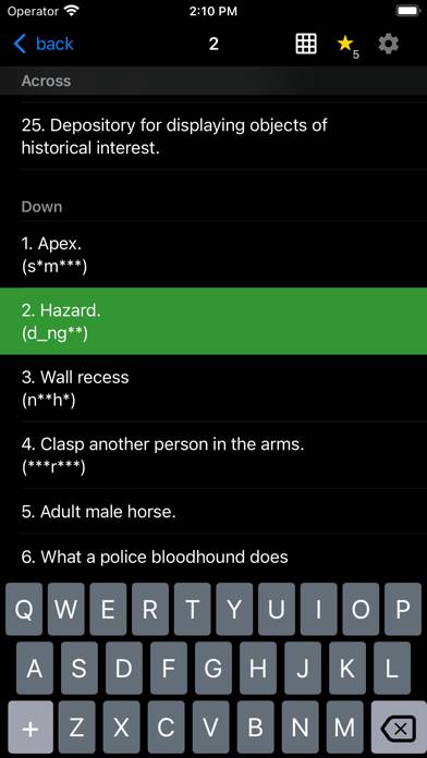 English Crosswords Puzzle Game Captura de pantalla de la aplicación #5