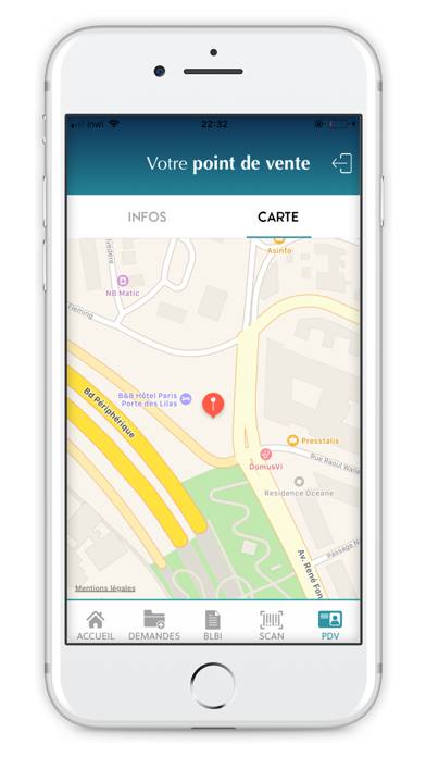 Portail Diffuseur Capture d'écran de l'application