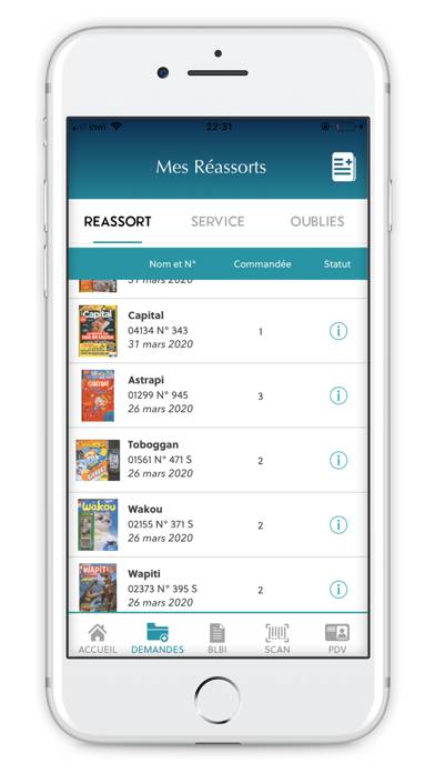 Portail Diffuseur Capture d'écran de l'application