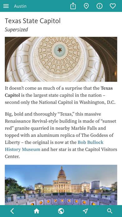 Austin’s Best: TX Travel Guide App screenshot