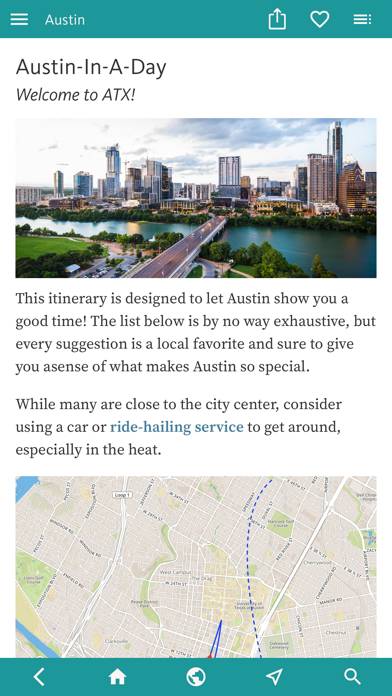 Austin’s Best: TX Travel Guide App screenshot