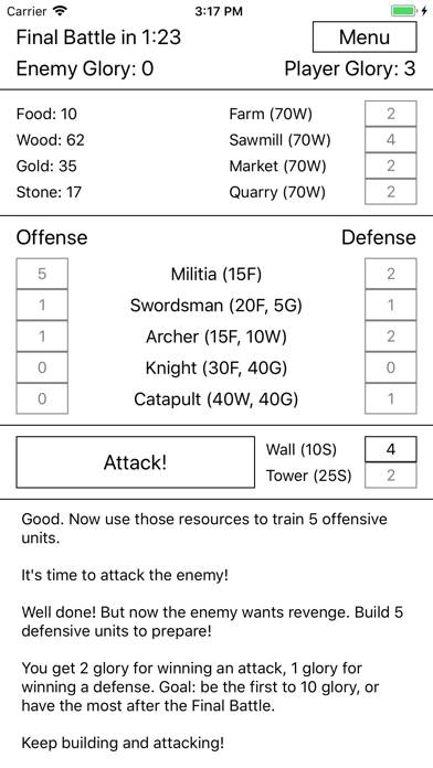 A Few Minutes of Glory immagine dello schermo