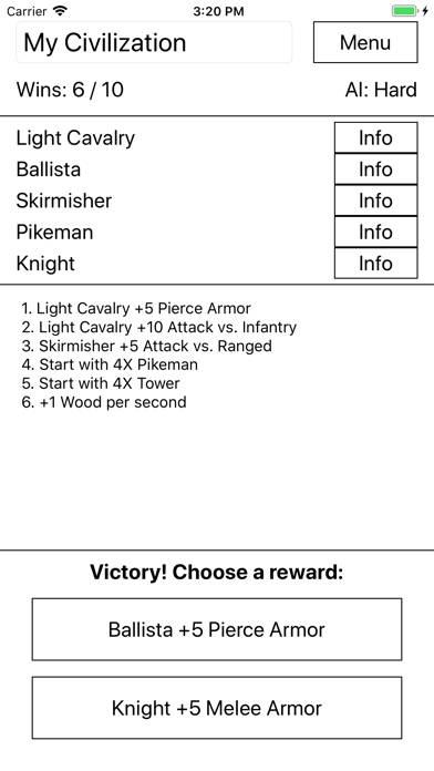 A Few Minutes of Glory schermata del gioco