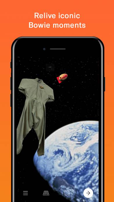 David Bowie is Schermata dell'app