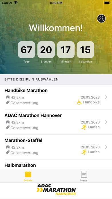 Hannover Marathon Tracking App screenshot #1