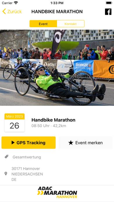 Hannover Marathon Tracking App screenshot #2