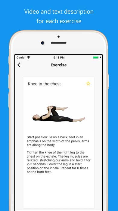 Back pain exercises (PRO) Captura de pantalla de la aplicación #4