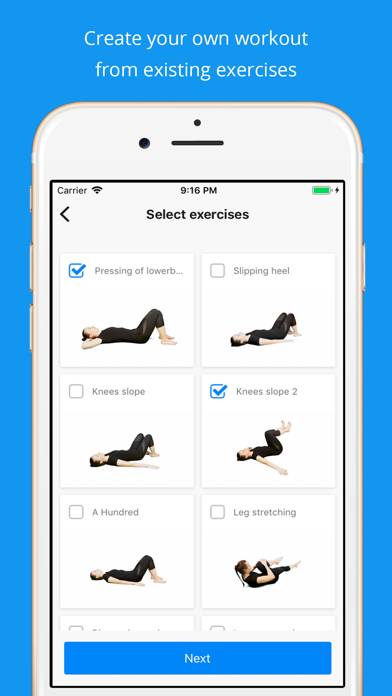 Back pain exercises (PRO) Captura de pantalla de la aplicación #5