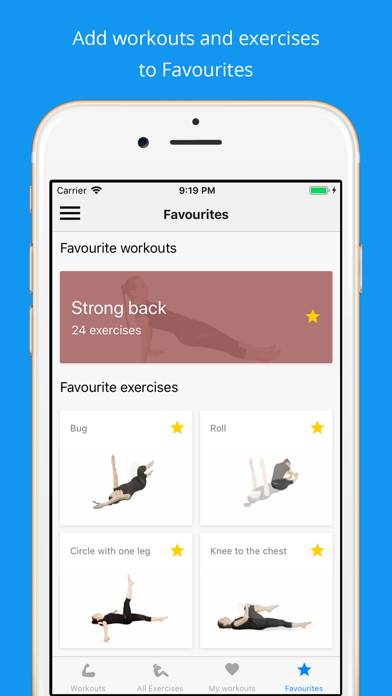 Back pain exercises (PRO) Captura de pantalla de la aplicación #6
