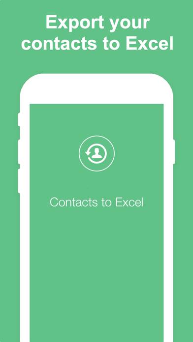 Export Contacts to Excel Schermata dell'app #1