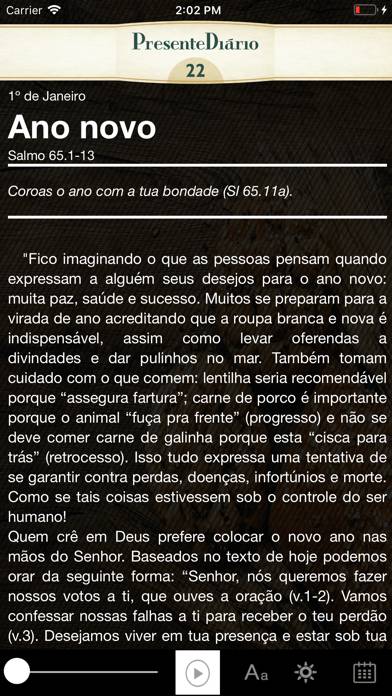 Presente Diário 22 App screenshot #3