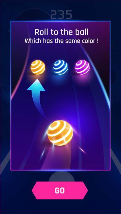 Dancing Road: Color Ball Run! Captura de pantalla de la aplicación #5