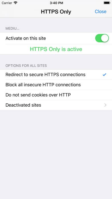 HTTPS Only for Safari App screenshot #2
