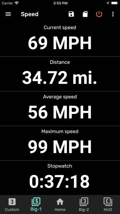 GPS Speedometer and Odometer App screenshot #3