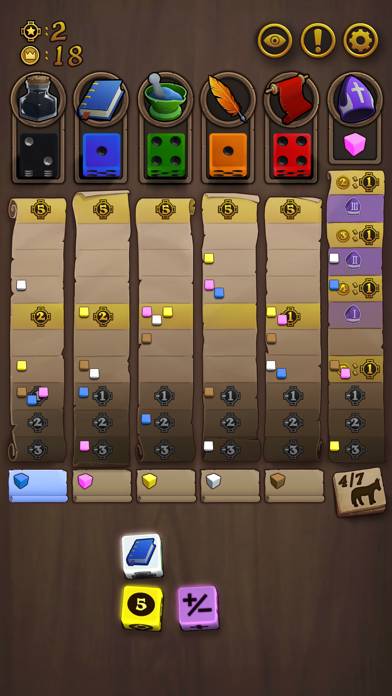 Biblios Dice game screenshot