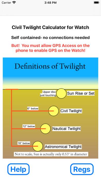 Civil Twilight for Watch Schermata dell'app #1