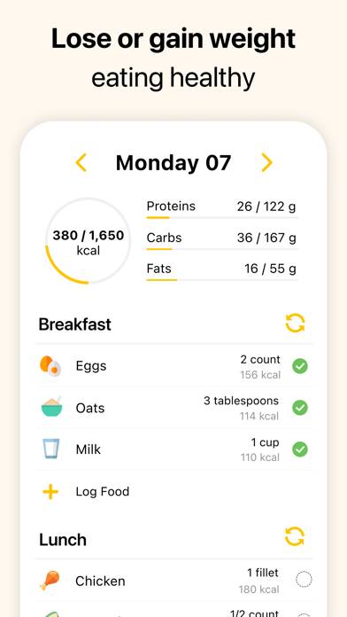Fitia: Diet & Meal Planner Captura de pantalla de la aplicación #1