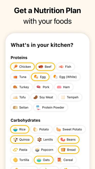 Fitia: Diet & Meal Planner Captura de pantalla de la aplicación #2