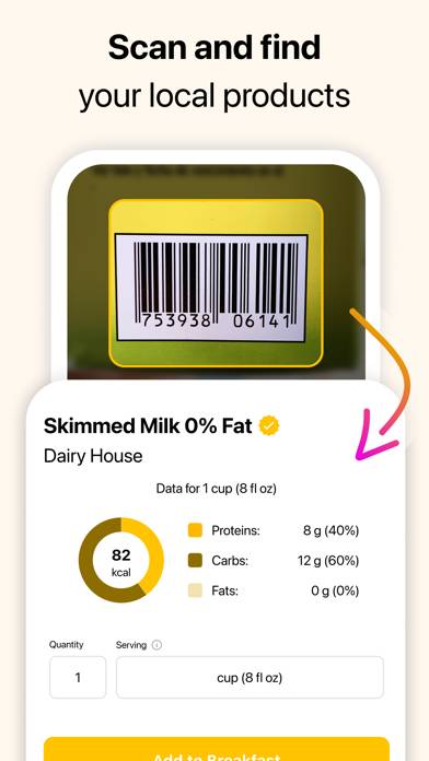 Fitia: Diet & Meal Planner Captura de pantalla de la aplicación #5