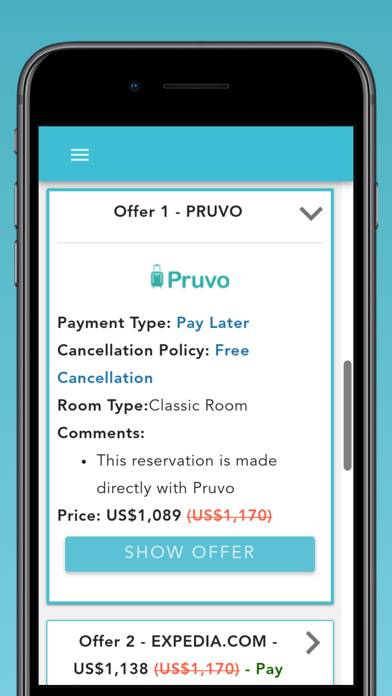 Pruvo App-Screenshot