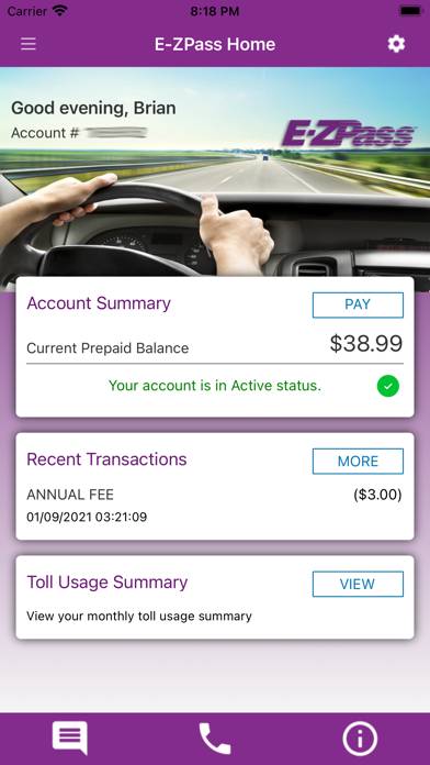 PA Toll Pay App screenshot #2