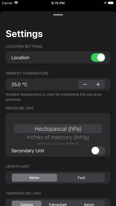 Barometer for Watch App screenshot #2