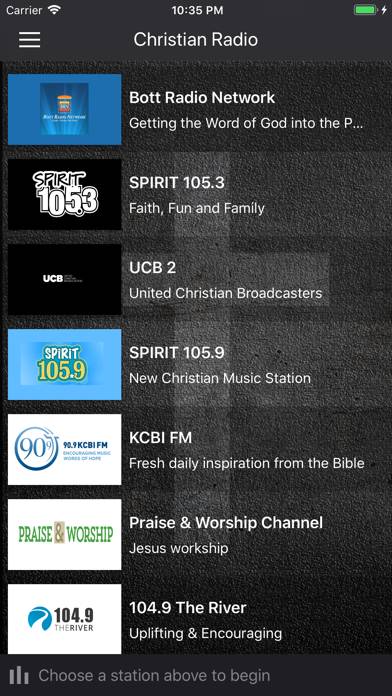 Christian Online Music Radio App-Screenshot #2