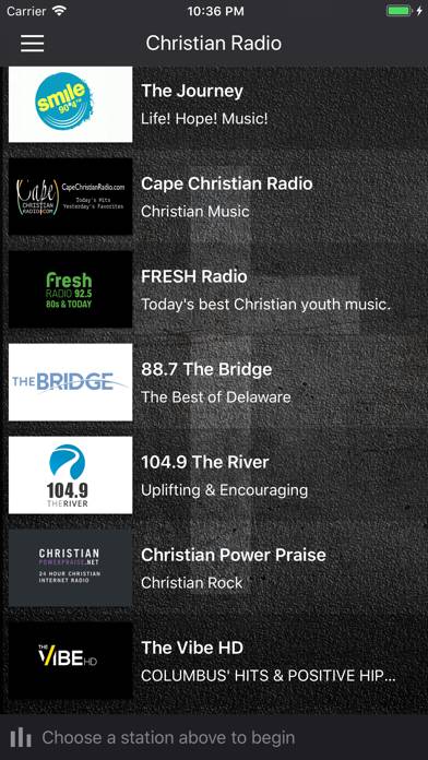 Christian Online Music Radio App-Screenshot #3