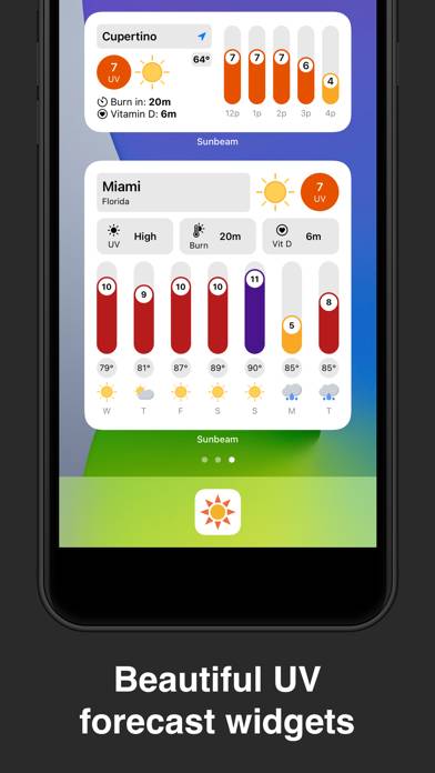 Sunbeam: UV Index Schermata dell'app #4