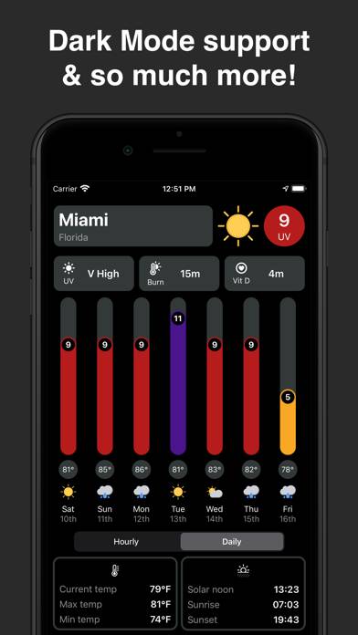Sunbeam: UV Index Captura de pantalla de la aplicación #5