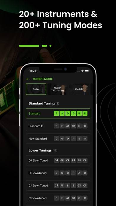 Guitar Tuner Скриншот приложения #3