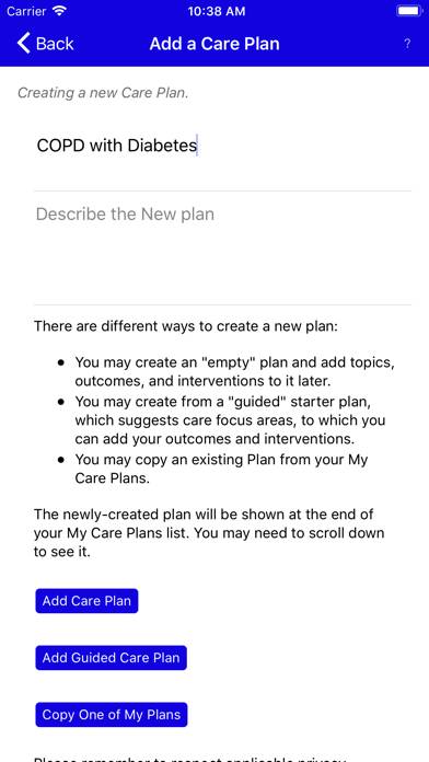 Care Planning Made Easy App screenshot #2