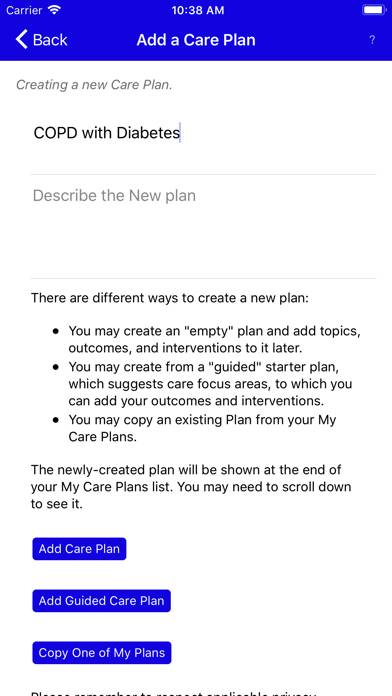 Care Planning Made Easy App screenshot