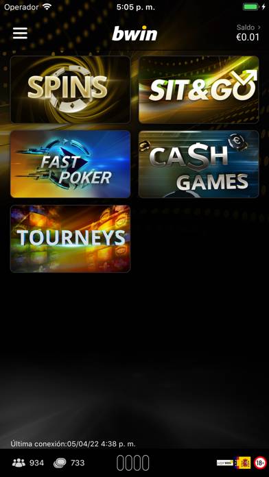 Bwin: Poker y Juegos de Casino Captura de pantalla de la aplicación #1